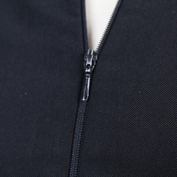 Vintage Moschino Cheap and Chic Black Virgin Wool-Blend Zip Jacket - Picture 7 of 13